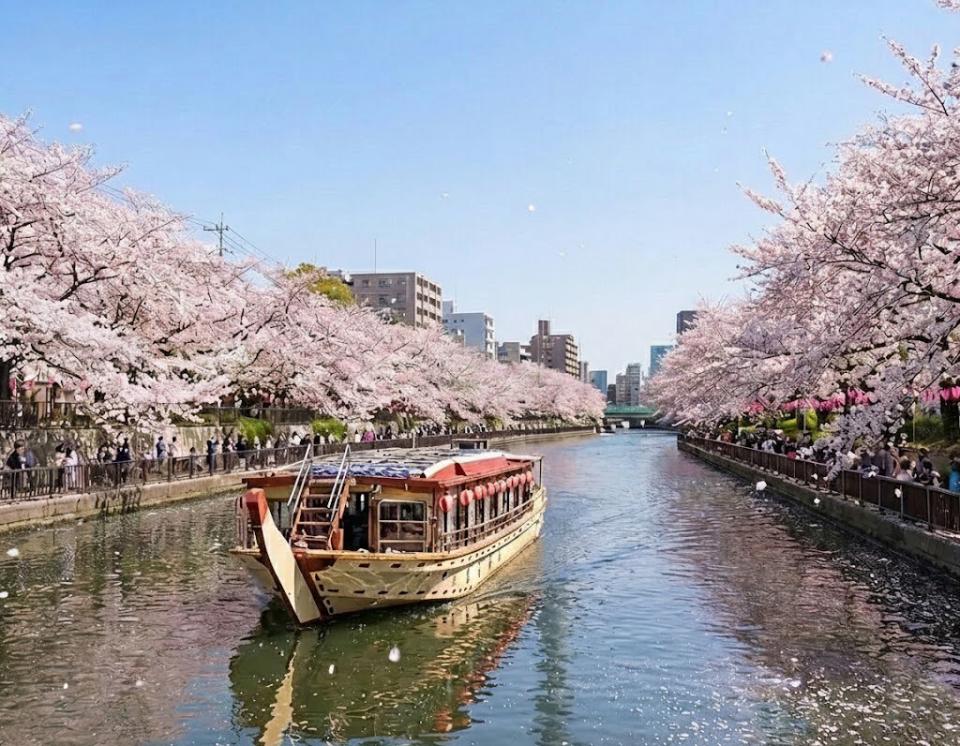浦安乗合屋形船隅田川お花見コース４月1日